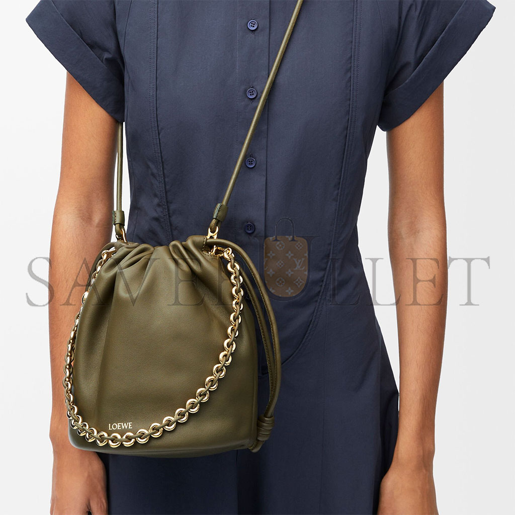 l*ew* flamenco purse bucket in mellow nappa lambskin 0011091584 (32*24*17cm)